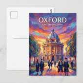 Carte Postale Oxford Royaume-Uni (Devant / Derrière)