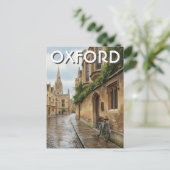 Carte Postale Oxford University England Travel (Debout devant)