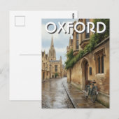 Carte Postale Oxford University England Travel (Devant / Derrière)
