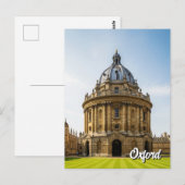 Carte Postale Oxford University Radcliffe Caméra Angleterre Voya (Devant / Derrière)