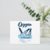 Carte Postale Oxygen is Overrated - For Swimmers (Debout devant)