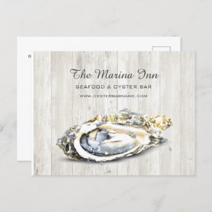 Carte Postale Oyster Roast de fruits de mer Nautique Alimentatio