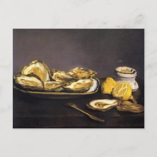 Carte Postale Oysters - Édouard Manet