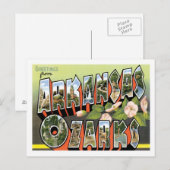 Carte Postale Ozarks Arkansas Travel City (Devant / Derrière)