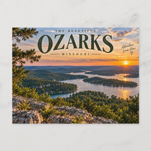 Carte Postale Ozarks Missouri (Devant)