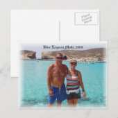 Carte Postale P1010243, Blue Lagoon Malta 2009 (Devant / Derrière)