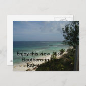 Carte Postale P3030418, Profitez de cette vue. Visitez Eleuthera (Devant / Derrière)