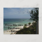 Carte Postale P3030418, Profitez de cette vue. Visitez Eleuthera (Devant)