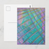 Carte Postale P34 Art Abstrait Coloré Unique (Devant / Derrière)