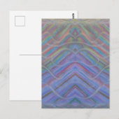 Carte Postale P40M Couleur Unique Abstrait Art (Devant / Derrière)