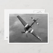 Carte Postale P51 Mustang - Cadillac du ciel (Devant / Derrière)