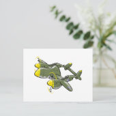 Carte Postale p-38 foudre (Debout devant)