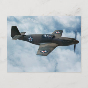 Carte Postale P-51 Mustang