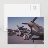 Carte Postale P-51 Mustang, 1942 (Devant / Derrière)