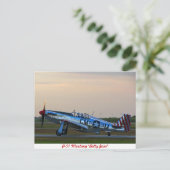 Carte Postale P-51 Mustang Betty Jane Postcard (Debout devant)