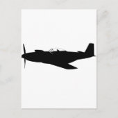 Carte Postale P-51 Mustang Silhouette (Devant)
