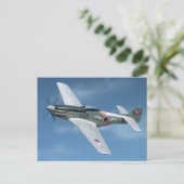 Carte Postale P-51 "Requin de Zambales" (Debout devant)