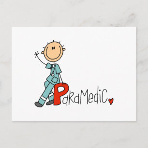 Carte Postale P est pour ambulancier