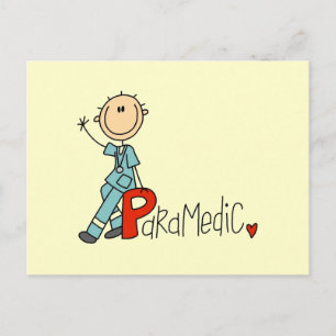 Carte Postale P est pour ambulancier