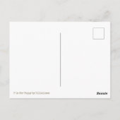 Carte Postale P est pour Poppy (Dos)