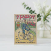 Carte Postale P. Fageot Poster vintage 1895 (Debout devant)