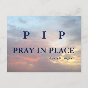 CARTE POSTALE P I P PRIER EN PLACE