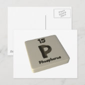 Carte Postale P phosphore (Devant / Derrière)