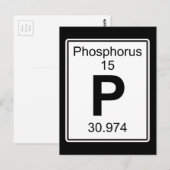 Carte Postale P - Phosphore (Devant / Derrière)