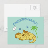 Carte Postale Pachyrhinosaure mûre (Devant / Derrière)