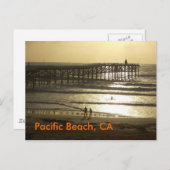 Carte Postale Pacific Beach, Californie (Devant / Derrière)