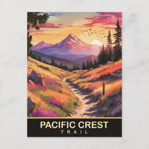 Carte Postale Pacific Crest Trail, Voyage