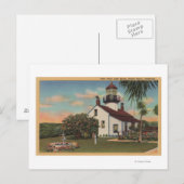 Carte Postale Pacific Grove, Californie - Vue de la maison légèr (Devant / Derrière)