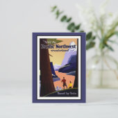Carte postale Pacific Northwest Salutations Vintag (Debout devant)