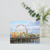 Carte Postale Pacific Park, Père Noël Monica, Ca. (Debout devant)