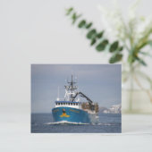 Carte Postale Pacific Sun, Crab Boat in Dutch Harbour, Alaska (Debout devant)