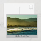 Carte postale Pacifica Ca. coucher de soleil d'été (Devant / Derrière)