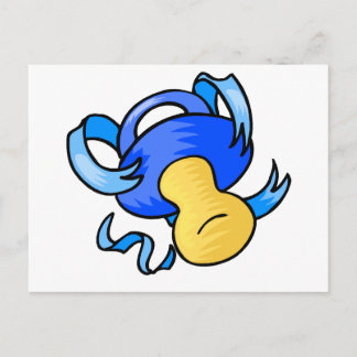 Carte Postale pacificateur bleu