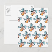 Carte Postale Pacifier bébé (Devant / Derrière)