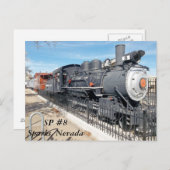 Carte Postale Pacifique Sud #8 Sparks Nevada (Devant / Derrière)