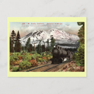 Carte Postale Pacifique Sud Mt. Shasta 1912 Vintage