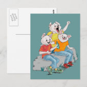 Carte Postale Pack de marionnettes (Devant / Derrière)
