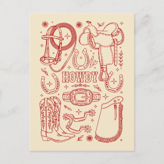 Carte Postale Pack Texas Cowboy (Devant)