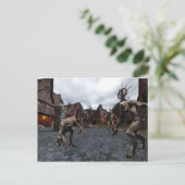 Carte Postale Pack Werewolf en ville (Debout devant)