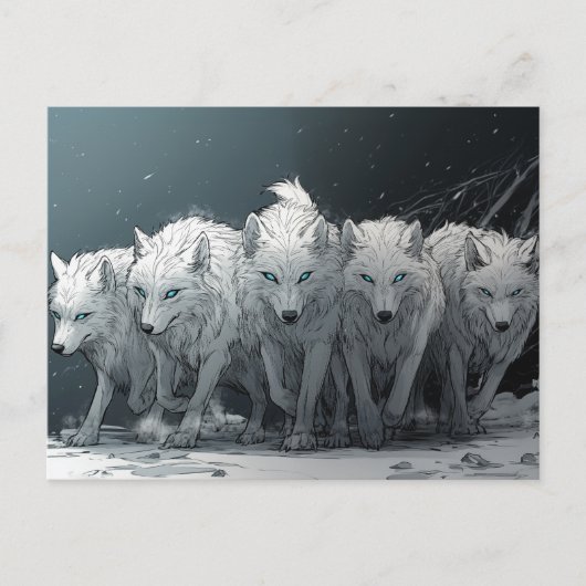 Carte Postale Pack Wolf (Devant)