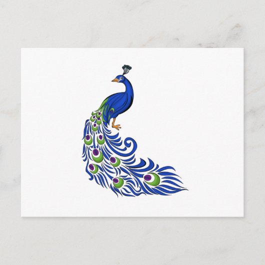 Carte Postale Pacock (Devant)