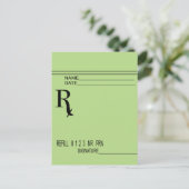 Carte Postale Pad Rx Prescription - Écrivez Votre Propre Prescri (Debout devant)