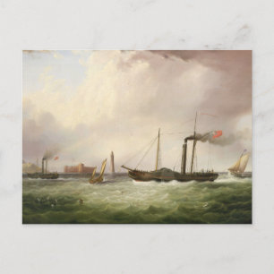Carte Postale Paddle Steamer Ariel 1831