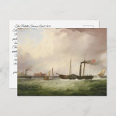 Carte Postale Paddle Steamer Ariel 1831 (Devant / Derrière)