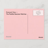 Carte postale Paddle Steamer Natchez New Orleans L (Dos)