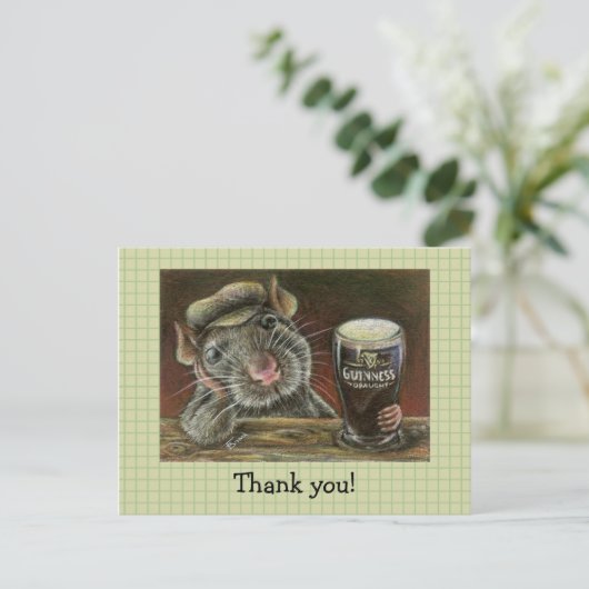 Carte Postale Paddy le rat (Debout devant)